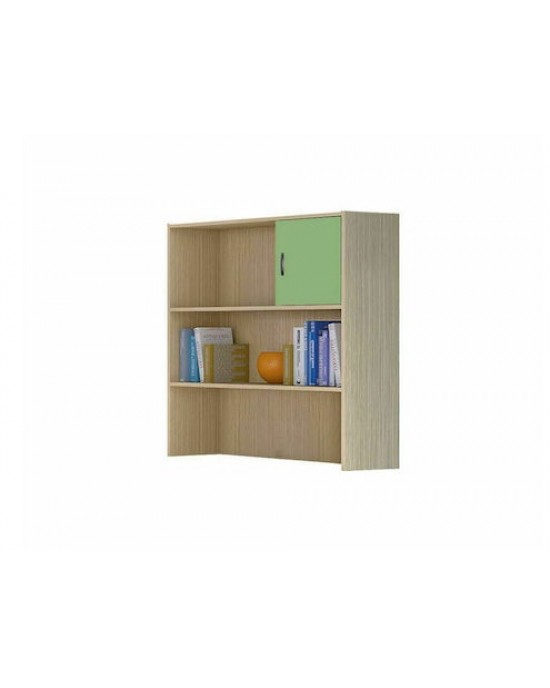 n3-desk-shelves-latte-light green Desk Shelves 100x30x105cm Melamine LATTE-LIGHT GREEN