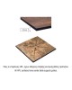 Ε101,44ΗΡ HPL (High Pressure Laminate) Table Top Natural Wood Shade-Φ70cm/12mm