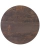 Ε101,41ΗΡ HPL (High Pressure Laminated) Table Top Walnut Vintage Shade-Φ70cm/12mm