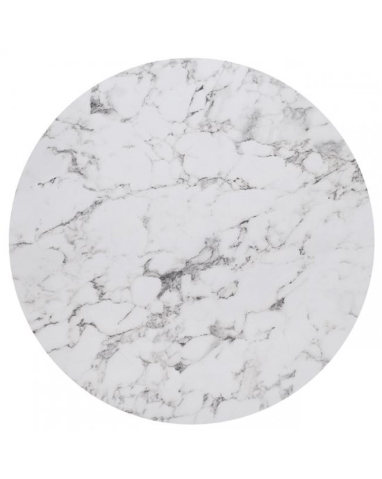 Ε101,42ΗΡ HPL (High Pressure Laminated) Table Surface Marble Shade-Φ70cm/12mm