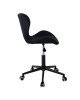 ΕΟ200,1 DOT Office Chair Black Fabric 1 pack / 2 pcs 48x49x75/85cm