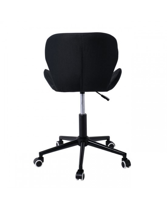 ΕΟ200,1 DOT Office Chair Black Fabric 1 pack / 2 pcs 48x49x75/85cm