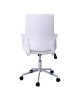 ΕΟ534,10 BF3100 Office Armchair Chromed Base/Pu White/White arms