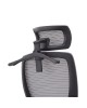 ΕΟ617,2 BF3850 Manager Armchair  Grey Mesh-Fabric Black 68x63x110/120cm