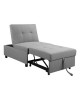 Ε9921,02 IMOLA Chair-Bed / Fabric Light Grey