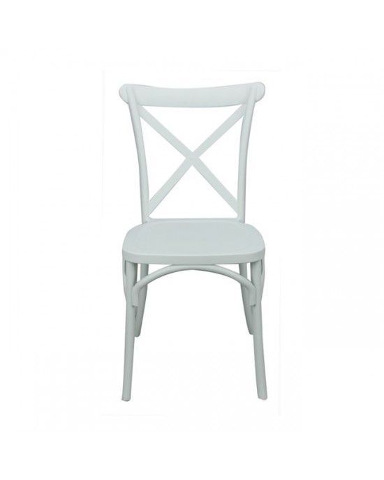 Ε377,1 DESTINY PP Chair White 1 pack / 11 pcs-48x55x91cm