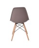ΕΜ123,9P ART Wood Chair PP Sand Beige 1 pack / 4 pcs