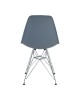 ΕΜ124,01P ART Chair PP Grey 1 pack / 4 pcs