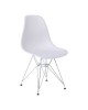 ΕΜ124,11P ART Chair PP White 1 pack / 4 pcs
