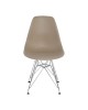 ΕΜ124,9P ART Chair PP Tortora 1 pack / 4 pcs