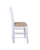 Ρ966,Ε8 CASA Chair Impregnation Lacquer White 42x45x88cm