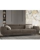 n03-sofa-2-brown ν3 Καναπές 2θέσιος/προσκέφαλο  ύφασμα Καφέ 190x95x76