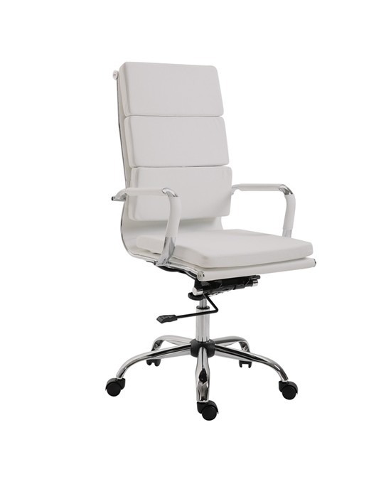 01.0131 A7800 WHITE OFFICE ARMCHAIR