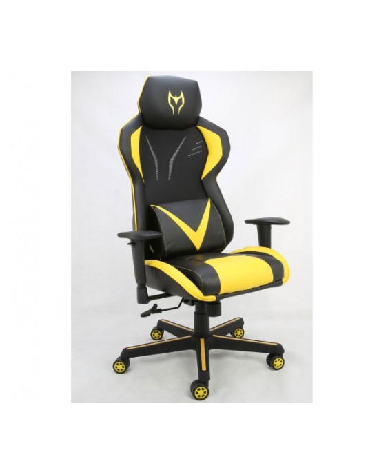 01.0150 GAMING ARMCHAIR A6100-Y BLACK / YELLOW