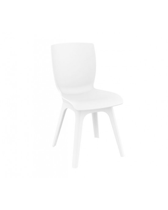 20.0190 Mio Polypropylene Chair White 44Χ56Χ84cm.