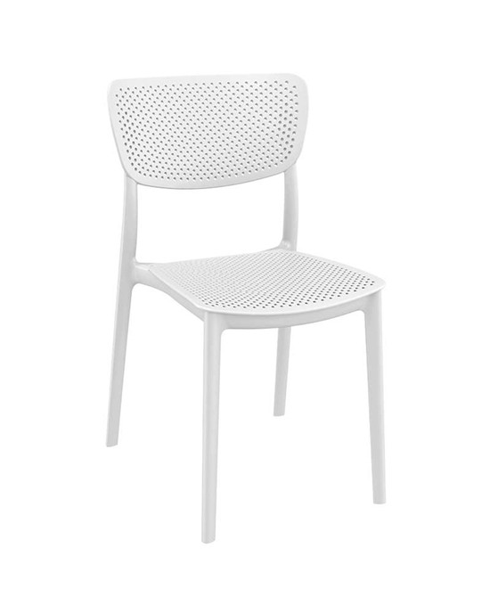 20.0426 Lucy Polypropylene Chair White 45Χ53Χ82cm.