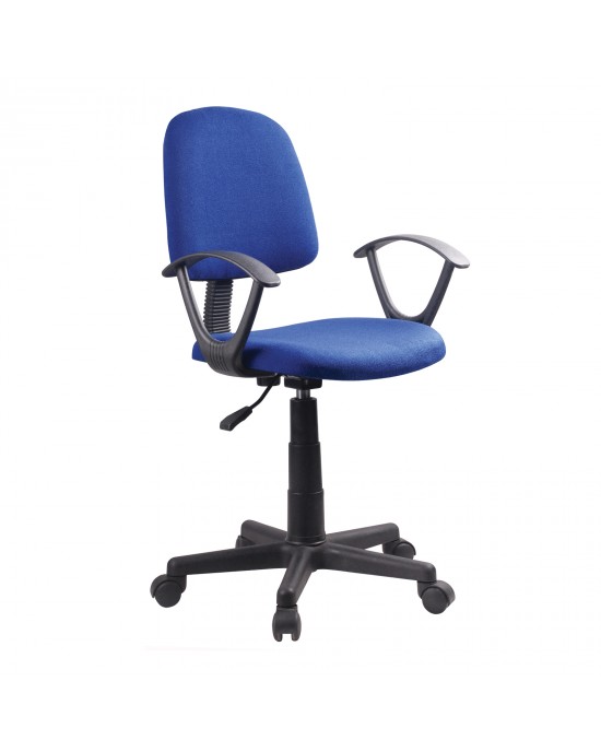 ΕΟ224,3 BF430 Office Armchair, Blue Fabric
