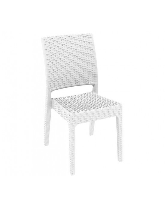 53.0057 Florida Polypropylene Chair White 45X52X87cm.