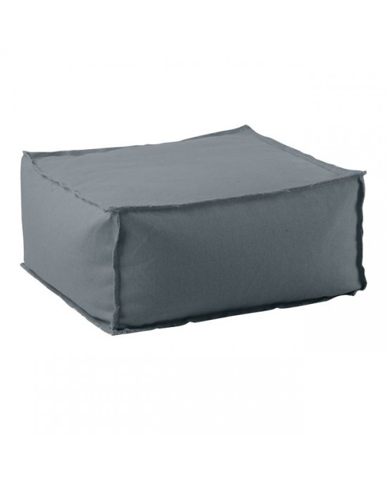 Ε028,3 DEPO Stool Bean Bag Grey 100% waterproof (removable cover)-60x60x28cm