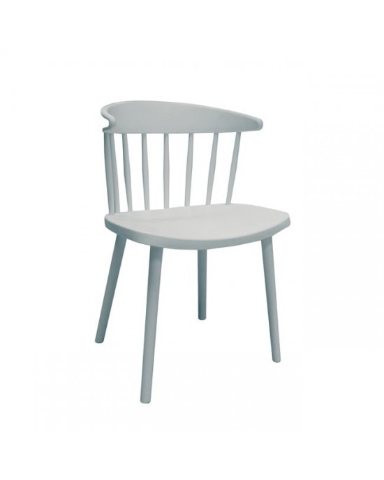 Ε304,2 WESTING PP Chair White -1 pack / 4 pcs-50x46x75cm