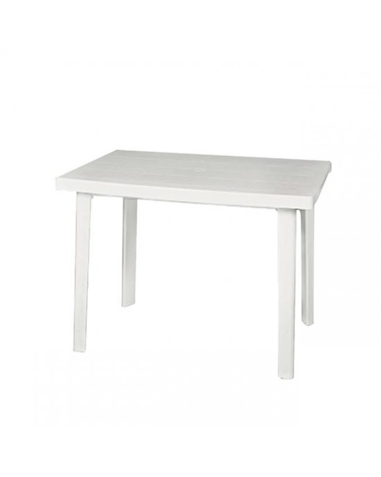 Ε323,8 MARTE Τραπέζι Πλαστικό Άσπρο 100x67x72cm
