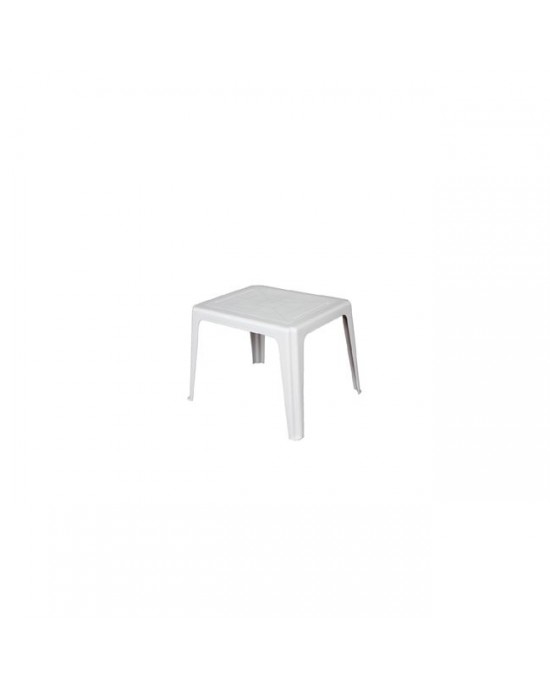 Ε357,1 ELBA Plastic Side Table 62x52x42 White 1 pack / 65 pcs- 62x52 H.42cm