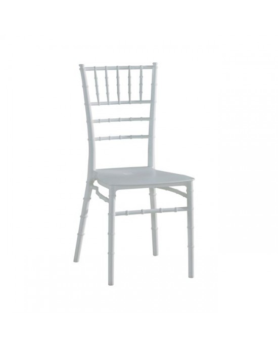 Ε385 ILONA-W PP Chair White