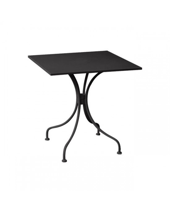 Ε5171 PARK Table 70x70x71cm  Steel Black