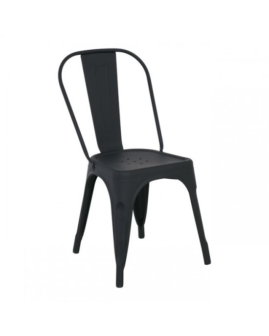 Ε5191,1ΜW RELIX Chair Metal Black Matte 1 pack / 17 pcs