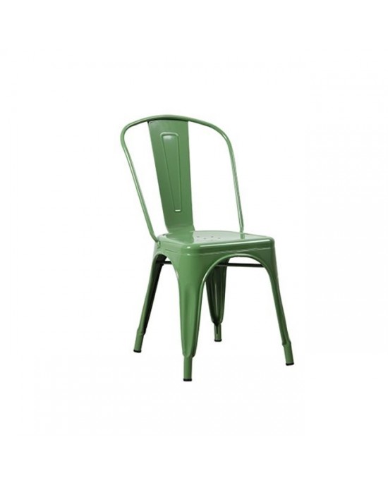 Ε5191,3 RELIX Chair Steel Green 1 pack / 14 pcs