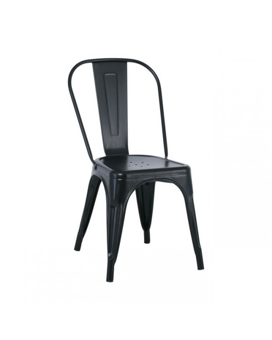 Ε5191,1W RELIX Chair Metal Black 1 pack / 17 pcs