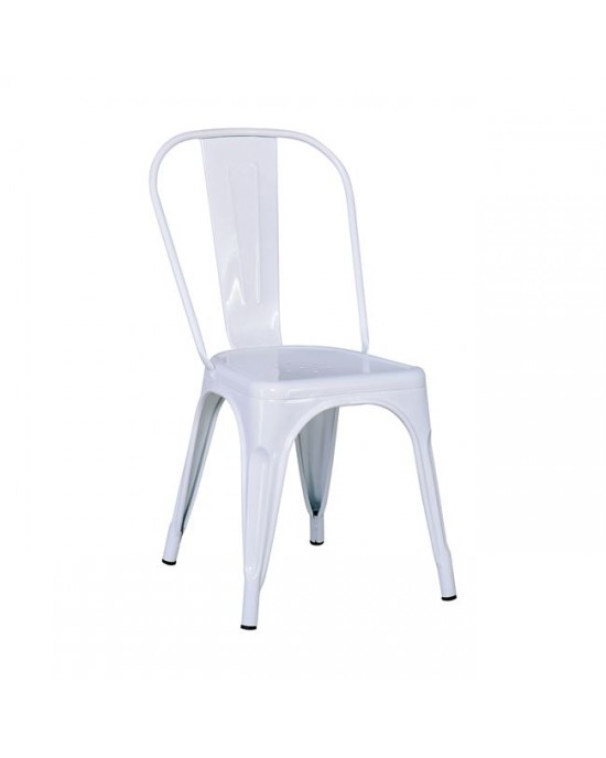 Ε5191,MW RELIX Chair Steel White 1 pack / 17 pcs