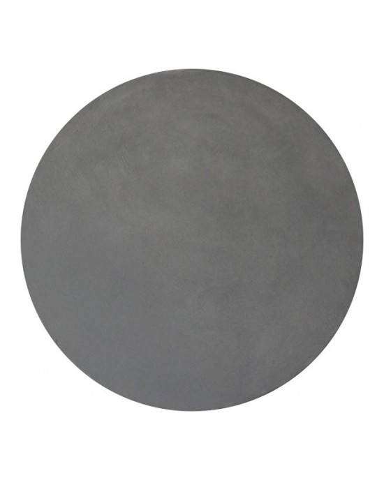 Ε6221 CONCRETE Table Top D.60/2,5cm Cement Grey Φ60/2,5cm 
