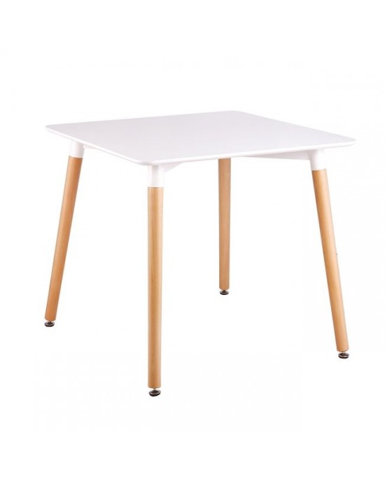 Ε7087,1 ART Table 80x80cm White