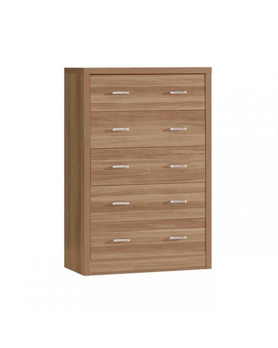 Ε7389 CALIBER Dresser 5-Drawers 80x39x120 Sonoma Oak