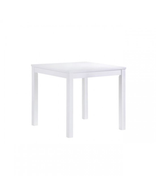 Ε7672,1 NATURALE Table 80x80x74cm Mdf White