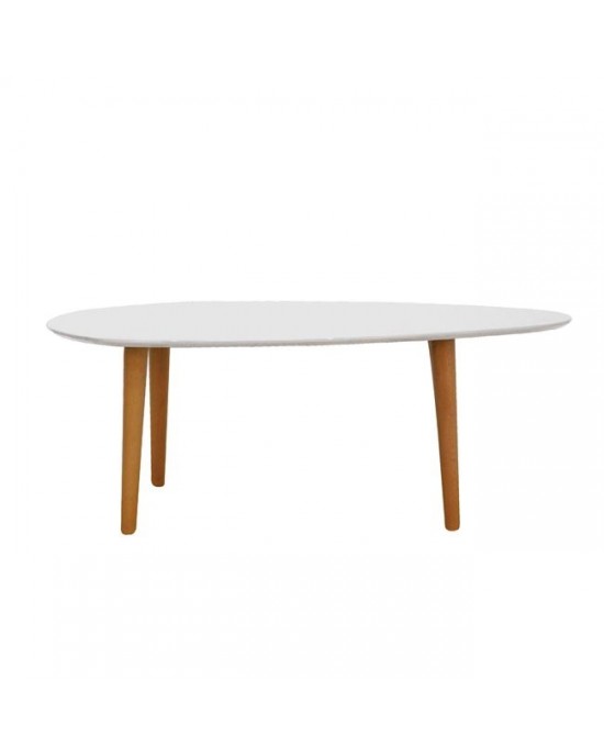 Ε7741,1 FINE Coffee Table 89x48x34cm White