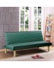 Ε9438,3 BIZ Sofa-Bed / Fabric Green
