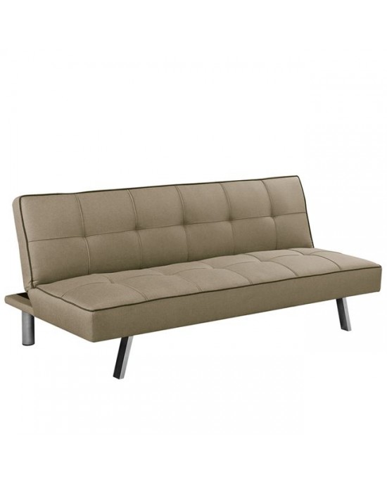 Ε9682,2 KAPPA Καναπές - Κρεβάτι Σαλονιού - Καθιστικού, Ύφασμα Μπεζ 175x83x74cm Bed:175x97x38cm