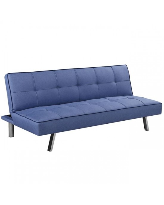 Ε9682,3 KAPPA Καναπές - Κρεβάτι Σαλονιού - Καθιστικού, Ύφασμα Μπλε 175x83x74cm Bed:175x97x38cm
