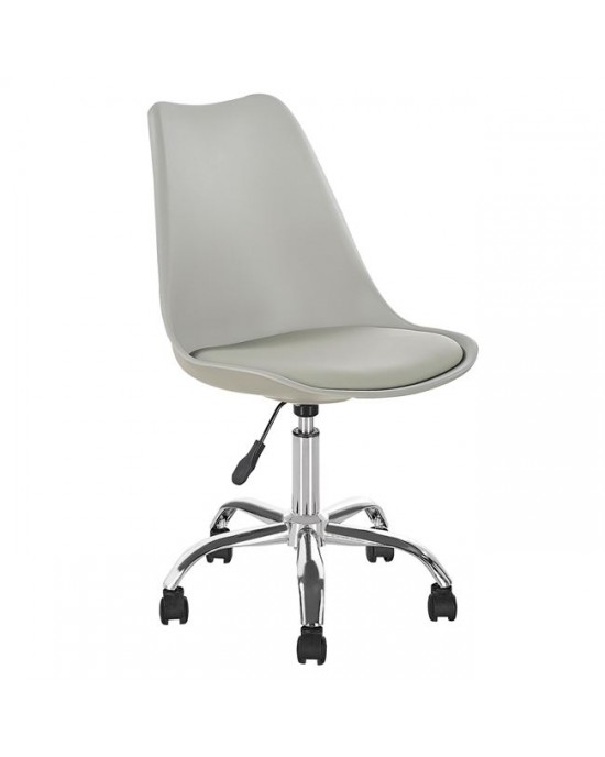 ΕΟ201,4W MARTIN Office Chair PP/Pu Grey (assembled cushion)