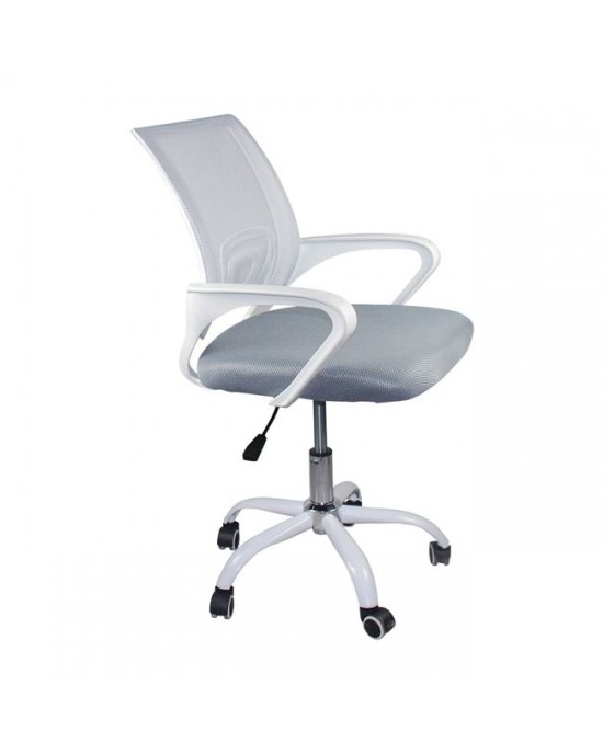 ΕΟ254,1SC BF2101-SC (without relax) Office Chair White/Mesh Grey