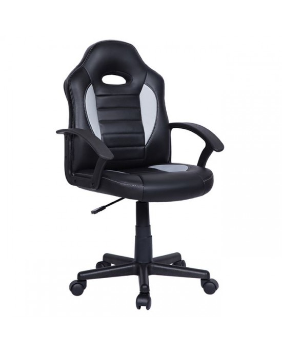 ΕΟ287,2 BF295 Bucket Child Office Chair Grey/Black