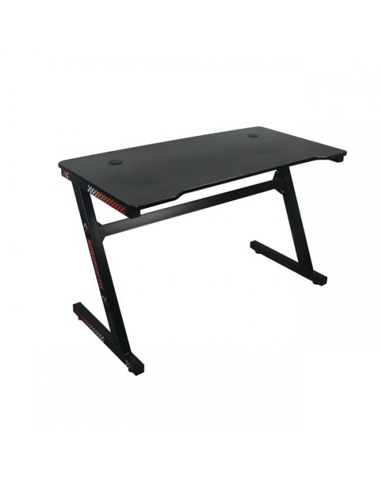 ΕΟ416 GAMING Desk 120x60x75cm Τype Carbon/Black Steel