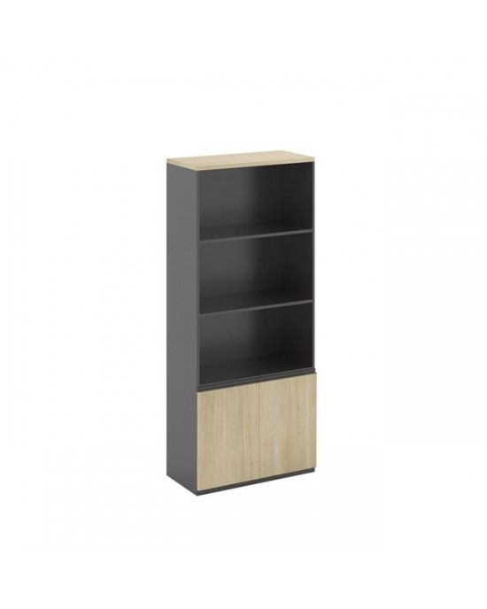 ΕΟ908 PROJECT Bookcase Sonoma/Grey