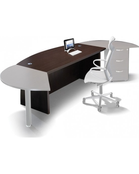 ΕΟ983 Desk EXECUTIVE QX1800 180x90cm Wenge