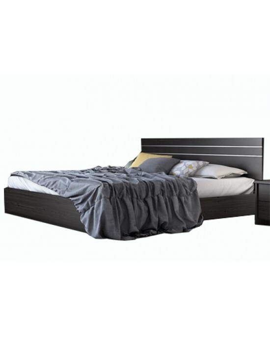 N1-150-mp-wenge Bed No1 WENGE chest for mattress 150x200cm Melamine