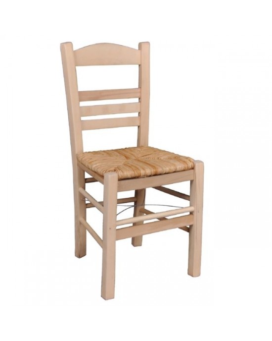 Ρ969,Ε1 SIFNOS Chair Impregnation/Natural Color 1 pack / 2 pcs-41x45x88cm