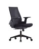 ΕΟ609,1 BF8760 Office Armchair Black Mesh/Fabric