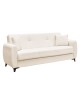 Ε9931,1 DARIO Sofa-Bed 3-Seater / Fabric Ecru  Sofa:210x80x75-Bed:180x100cm